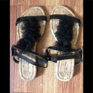 Jaclyn Smith Black Sandlas